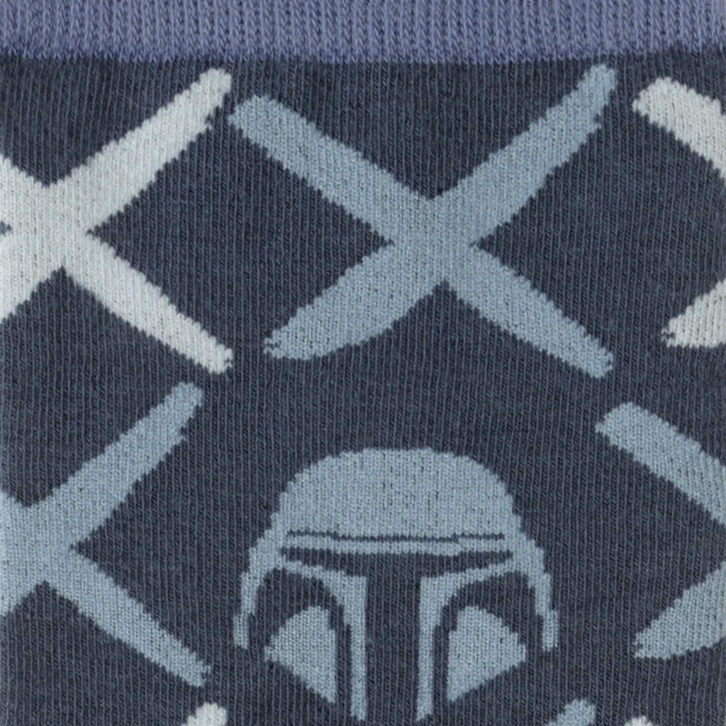 Star Wars The Mandalorian Navy Sock and Lapel Pin Gift Set - Image 3