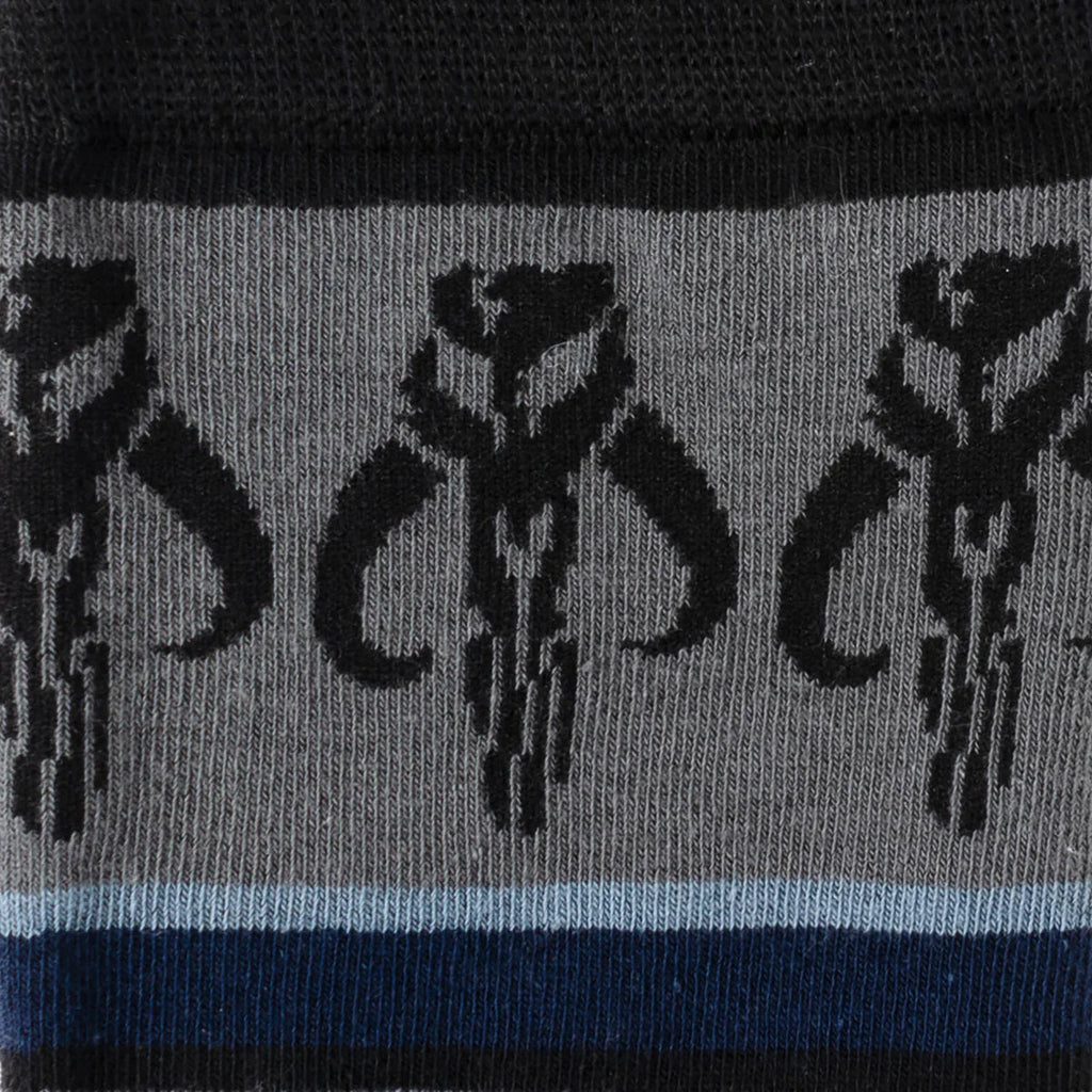 Star Wars Mandalorian Mythosaur Striped Socks and Lapel Pin Set - Image 3