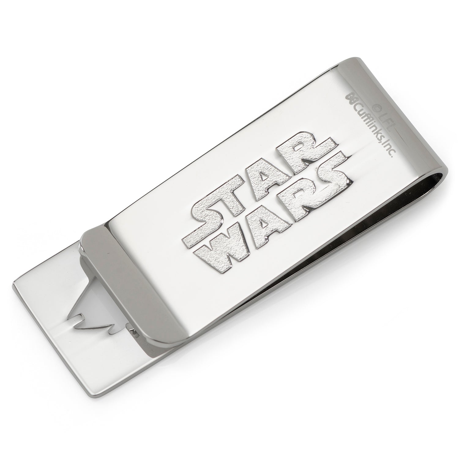 Star Wars Millennium Falcon Silver Tone Metal Money Clip - Image 3
