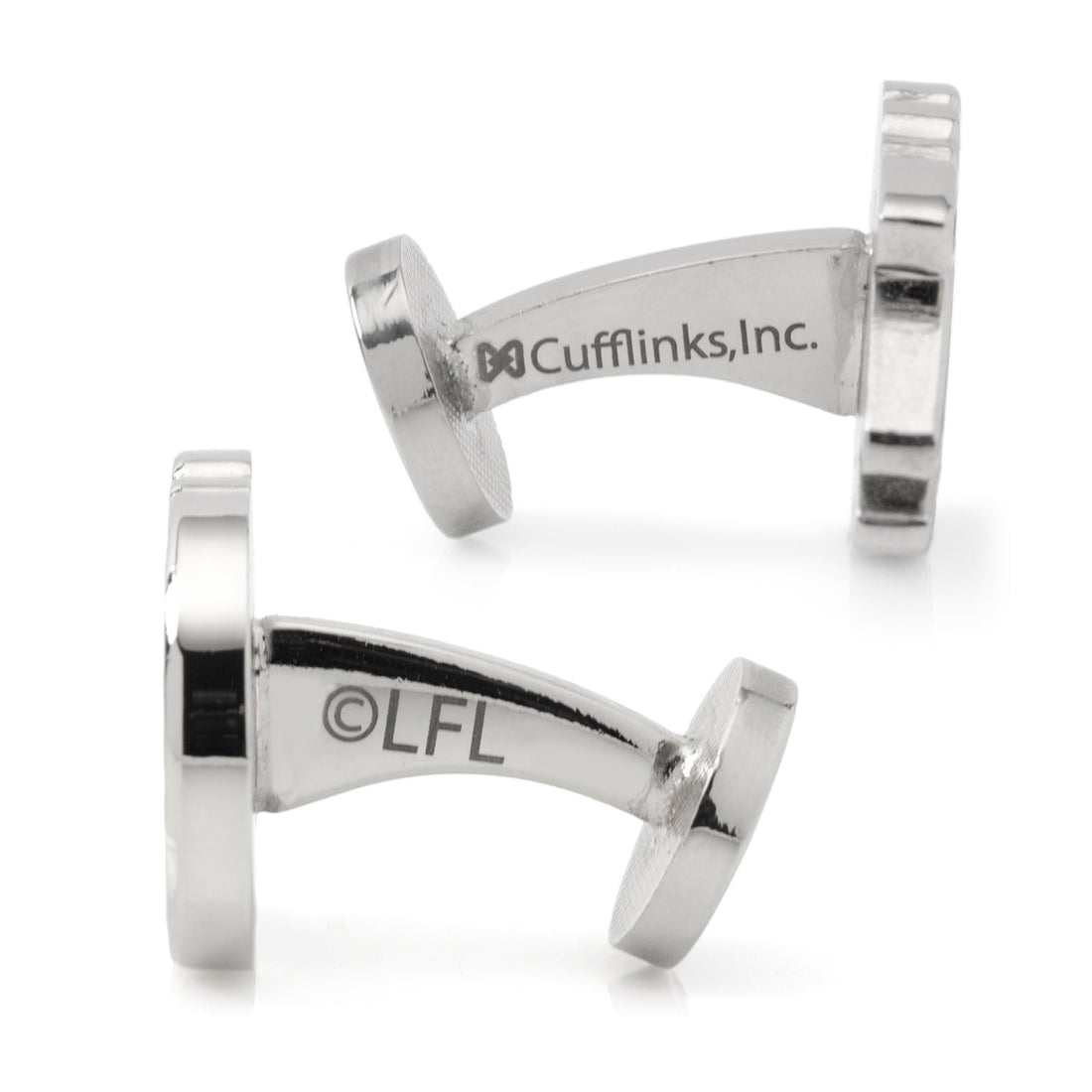 Star Wars Millennium Falcon Silver and Black Cufflinks - Image 4