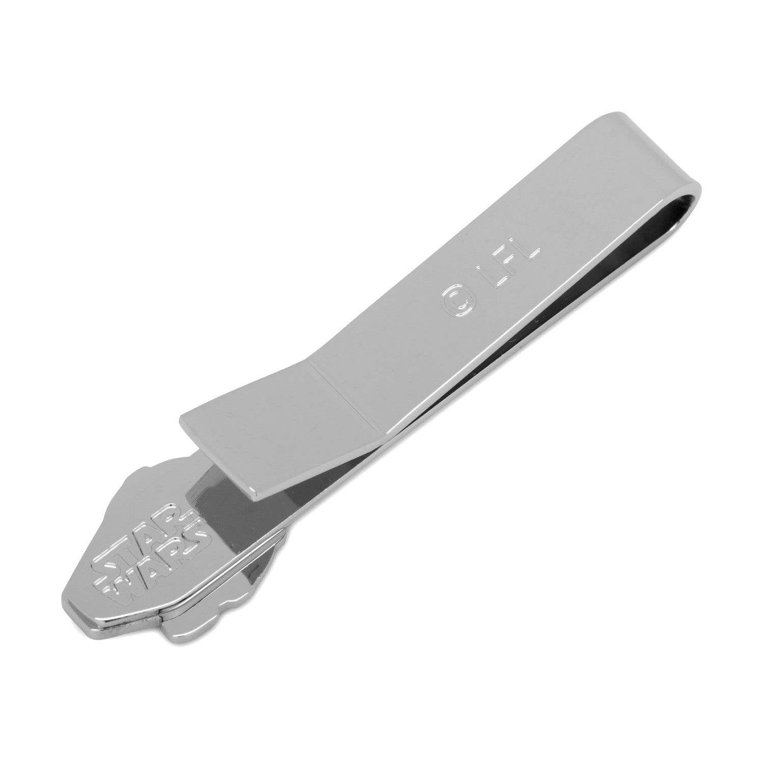 Star Wars Millennium Falcon Silver Tone Metal Tie Bar