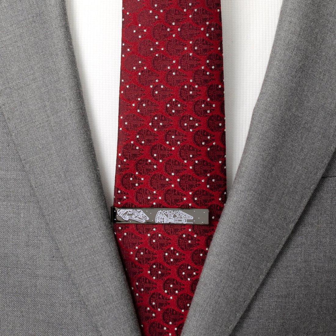 Star Wars Millennium Falcon Black and White Tie Bar - Image 2