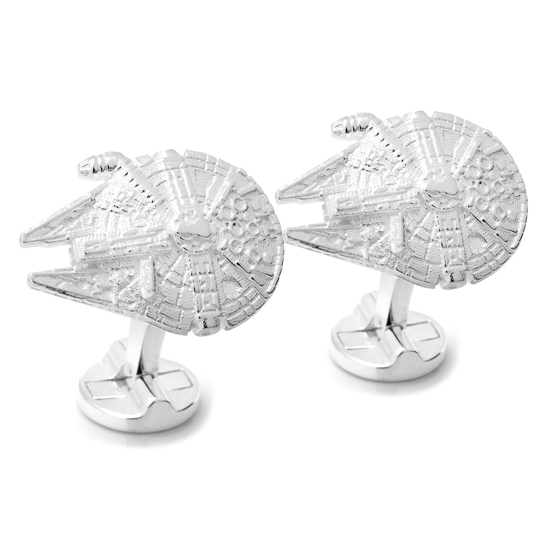 Star Wars Millennium Falcon 3D Sterling Silver Cufflinks - Image 2