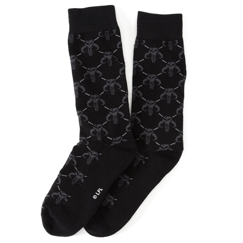 Star Wars Mandalorian 3-Pack Crew Socks and Mythosaur Lapel Pin - Image 3