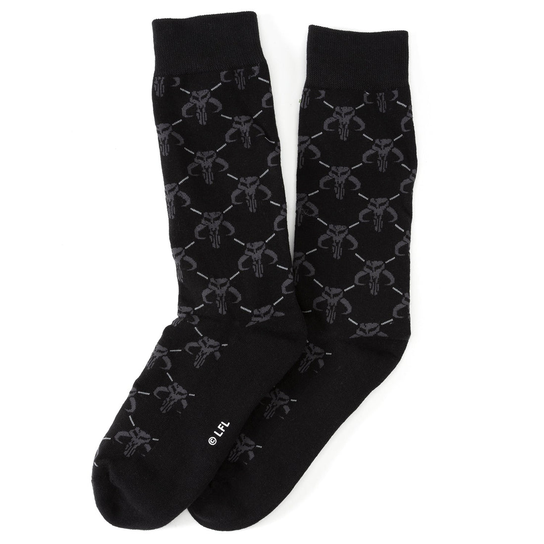 Star Wars Mandalorian 3-Pack Crew Socks and Mythosaur Lapel Pin - Image 3