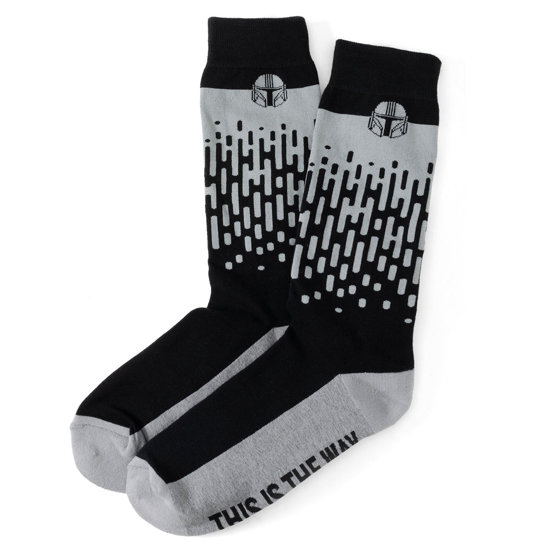 Star Wars Mandalorian 3-Pack Crew Socks and Lapel Pin Gift Set - Image 3