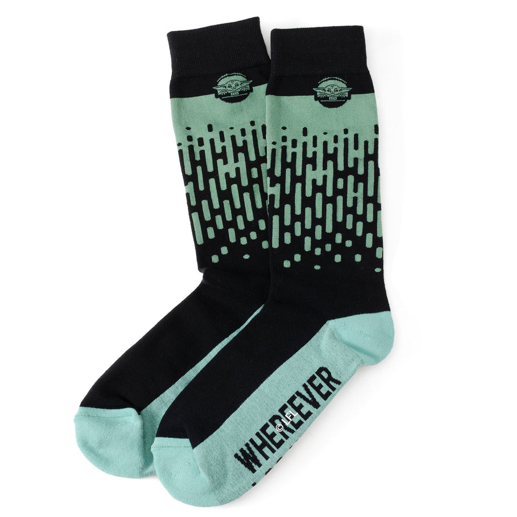 Star Wars Mandalorian 3-Pack Crew Socks and Lapel Pin Gift Set - Image 5