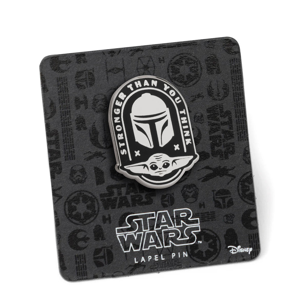 Star Wars Mandalorian and Grogu Stronger Than You Think Lapel Pin - Image 5