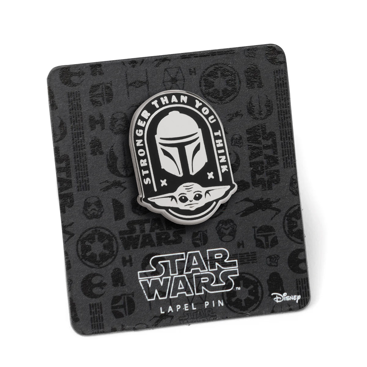 Star Wars Mandalorian and Grogu Stronger Than You Think Lapel Pin - Image 5