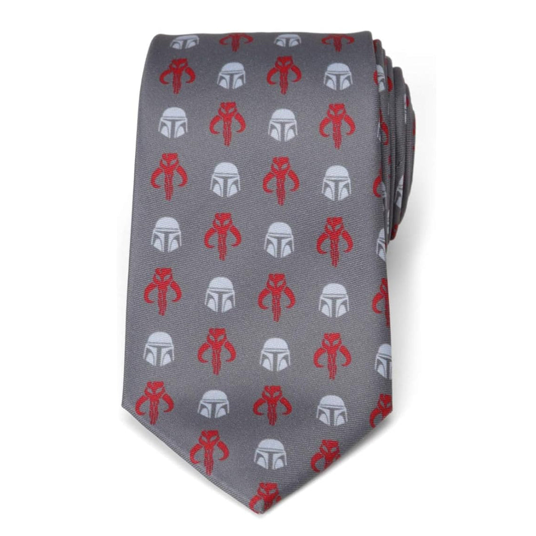 Star Wars Mandalorian Mythosaur Neck Tie in Charcoal Gray - Image 3