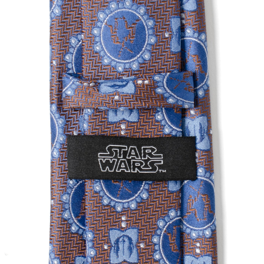 Star Wars Obi-Wan and Anakin Lightsaber Battle Silk Tie - Image 5