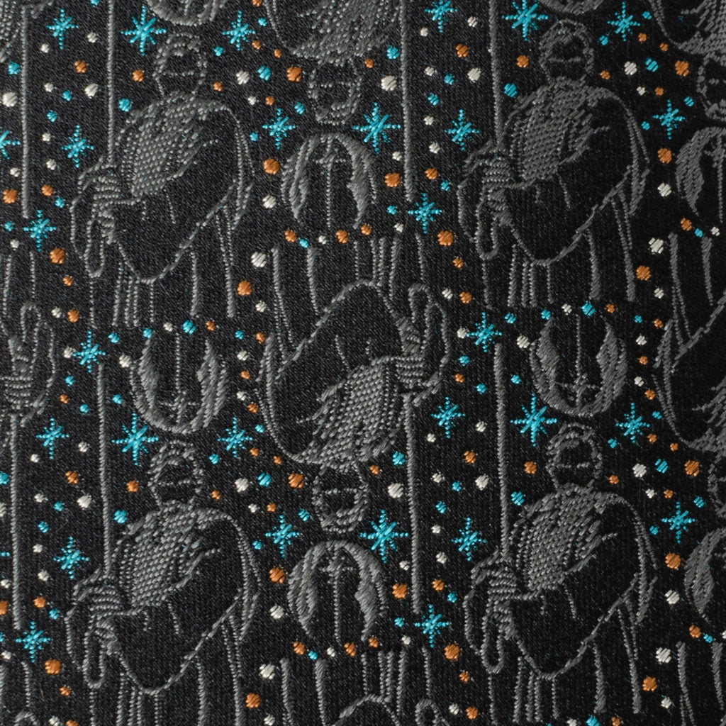 Star Wars Obi-Wan Kenobi Silk Tie with Galactic Star Detail - Image 4