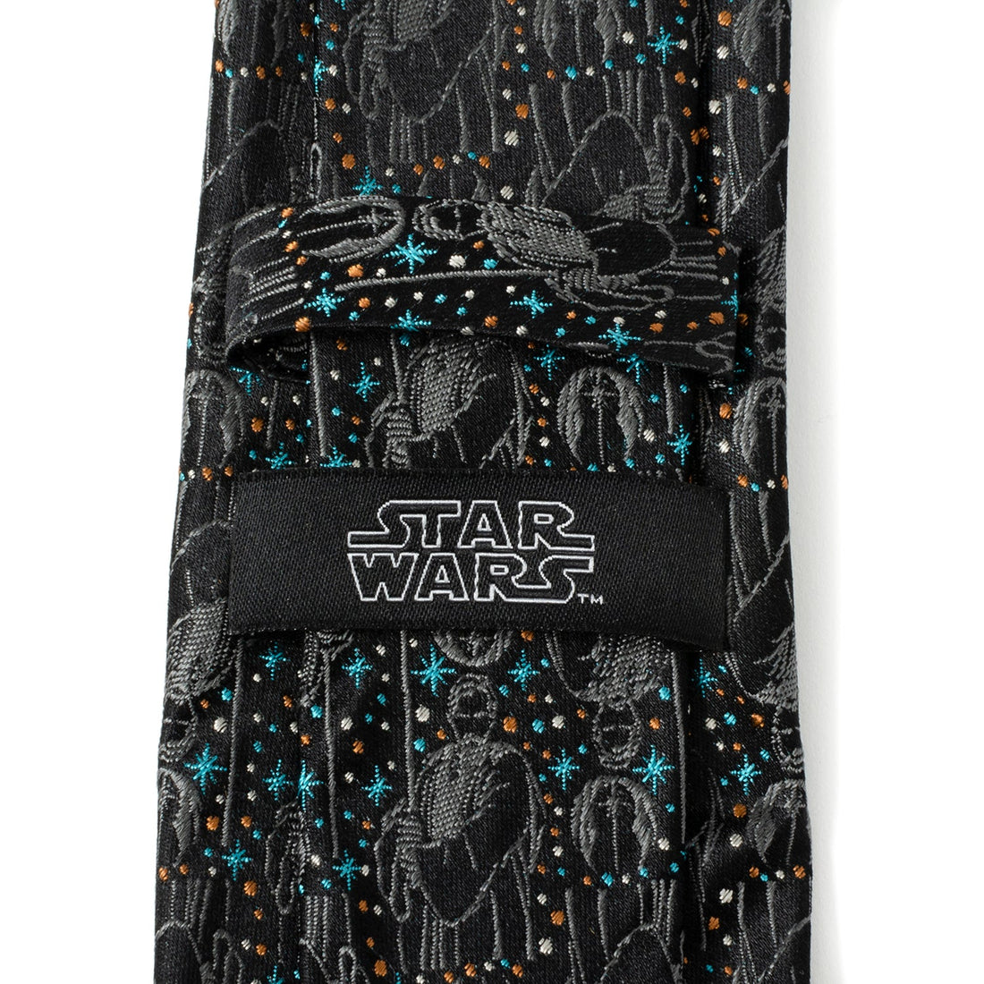 Star Wars Obi-Wan Kenobi Silk Tie with Galactic Star Detail - Image 5