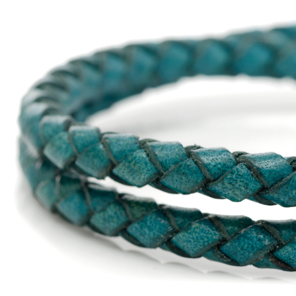 Star Wars Obi-Wan Kenobi Lightsaber Blue Braided Leather Bracelet - Image 6