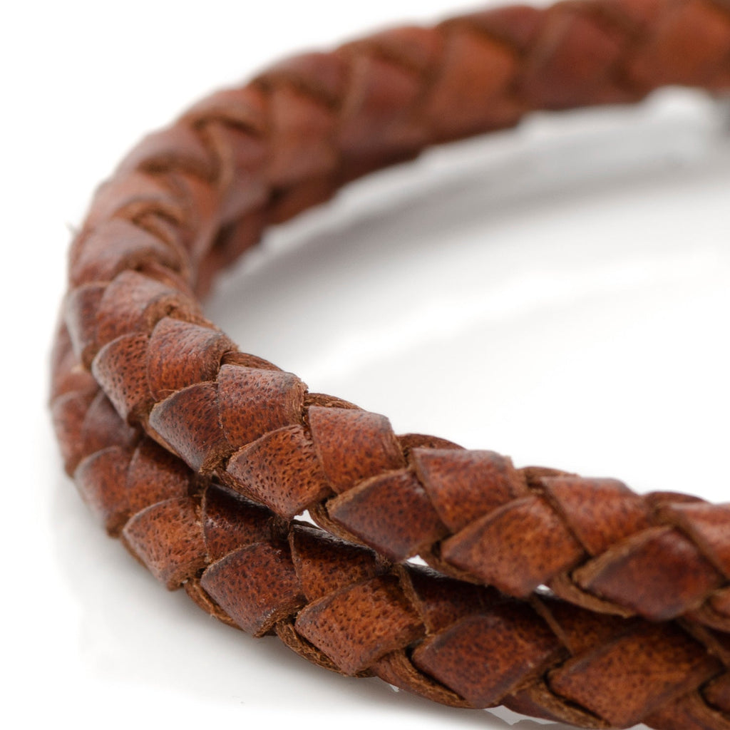 Star Wars Obi-Wan Kenobi Lightsaber Braided Brown Leather Bracelet - Image 6