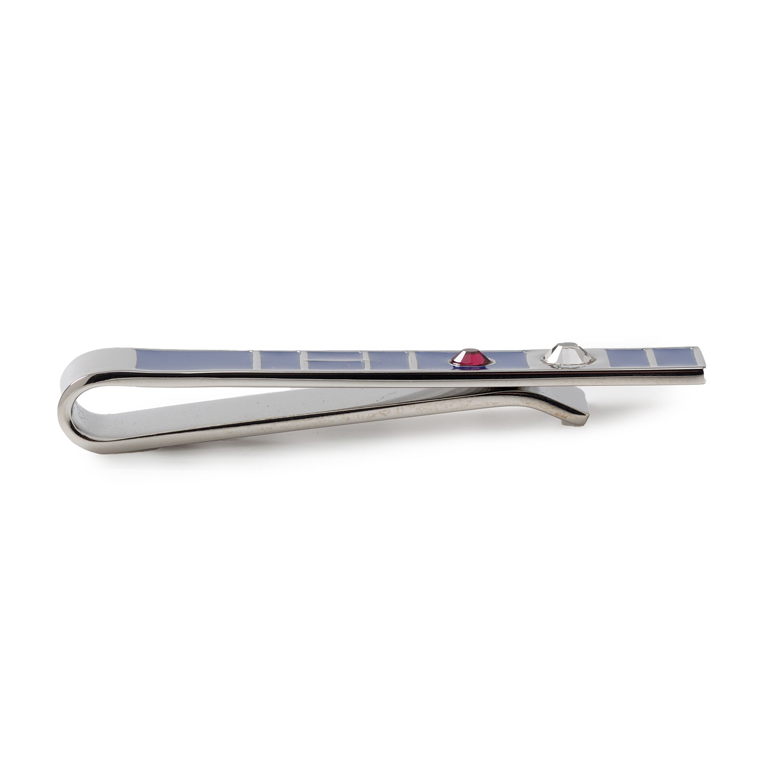 Star Wars R2-D2 Blue Enamel and Stone Tie Bar - Image 4