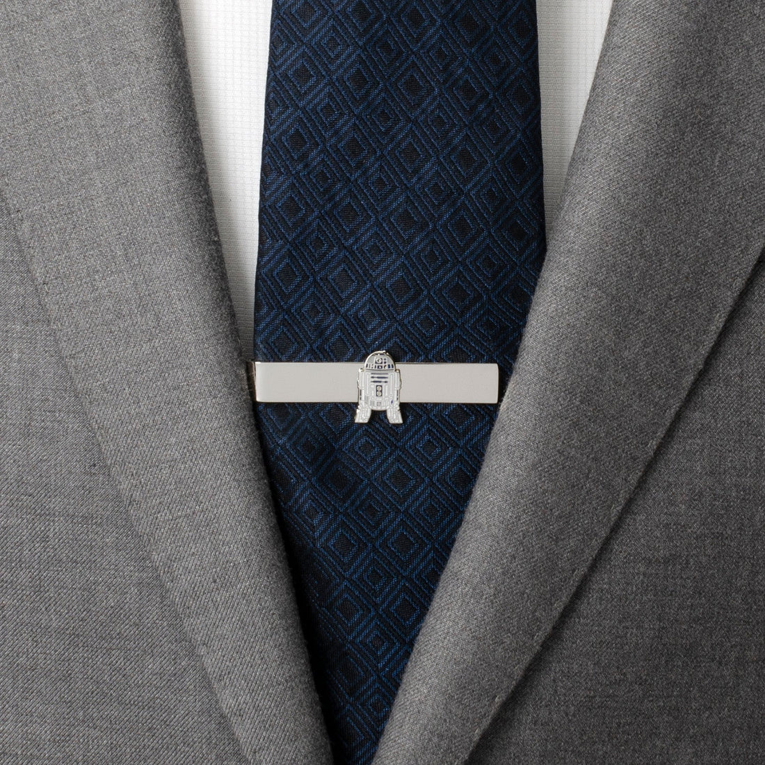Star Wars R2-D2 Sliding Tie Bar in Silver Tone - Image 2
