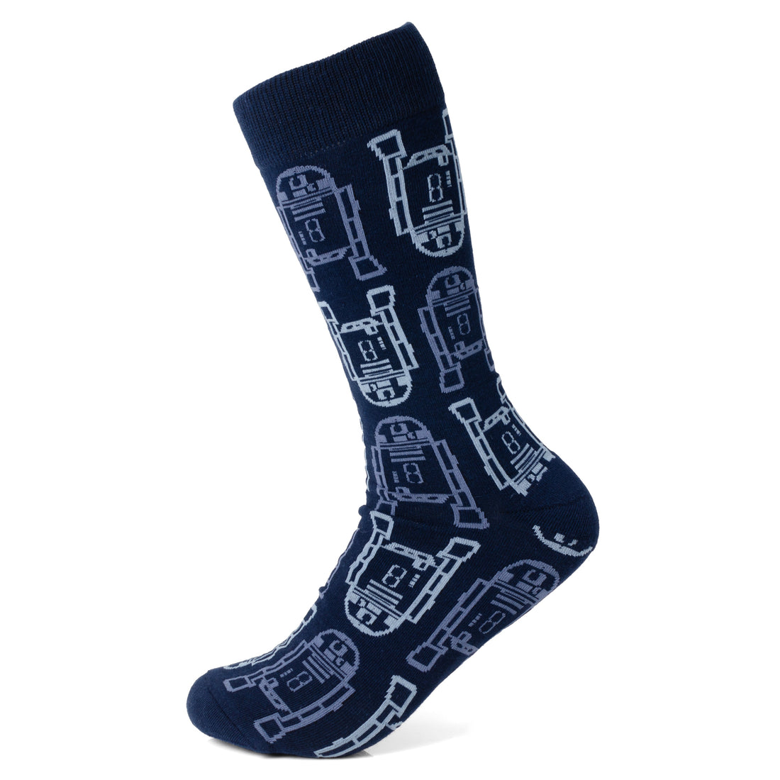 Star Wars R2-D2 Navy Blue Crew Socks and Lapel Pin Gift Set - Image 2