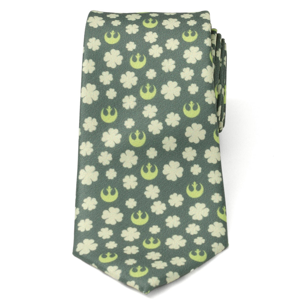 Star Wars Rebel Alliance Shamrock Green Tie for St Patricks Day - Image 3