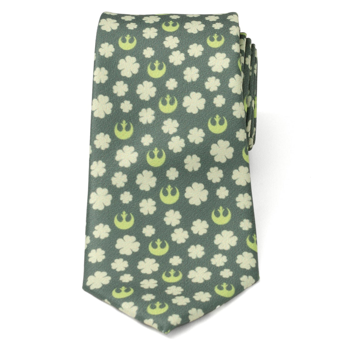 Star Wars Rebel Alliance Shamrock Green Tie for St Patricks Day - Image 3
