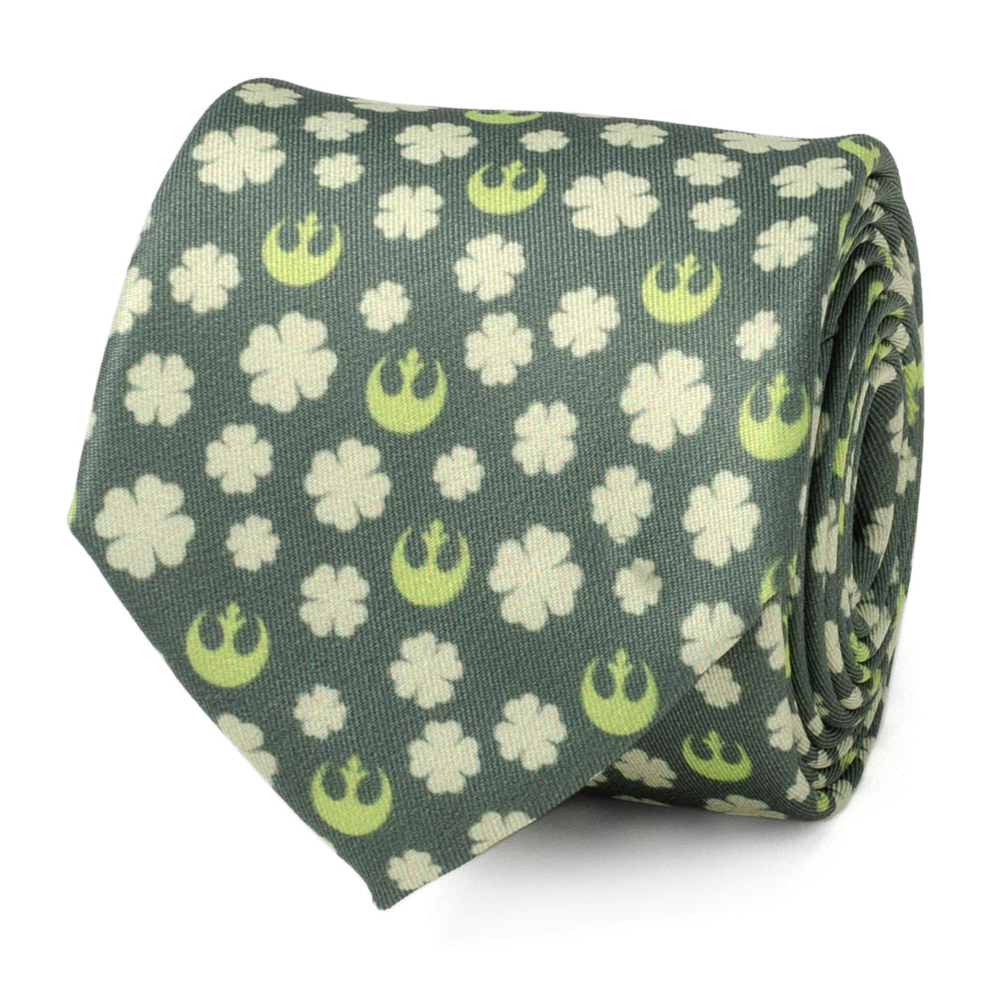 Star Wars Rebel Alliance Shamrock Green Tie for St Patricks Day - Image 4