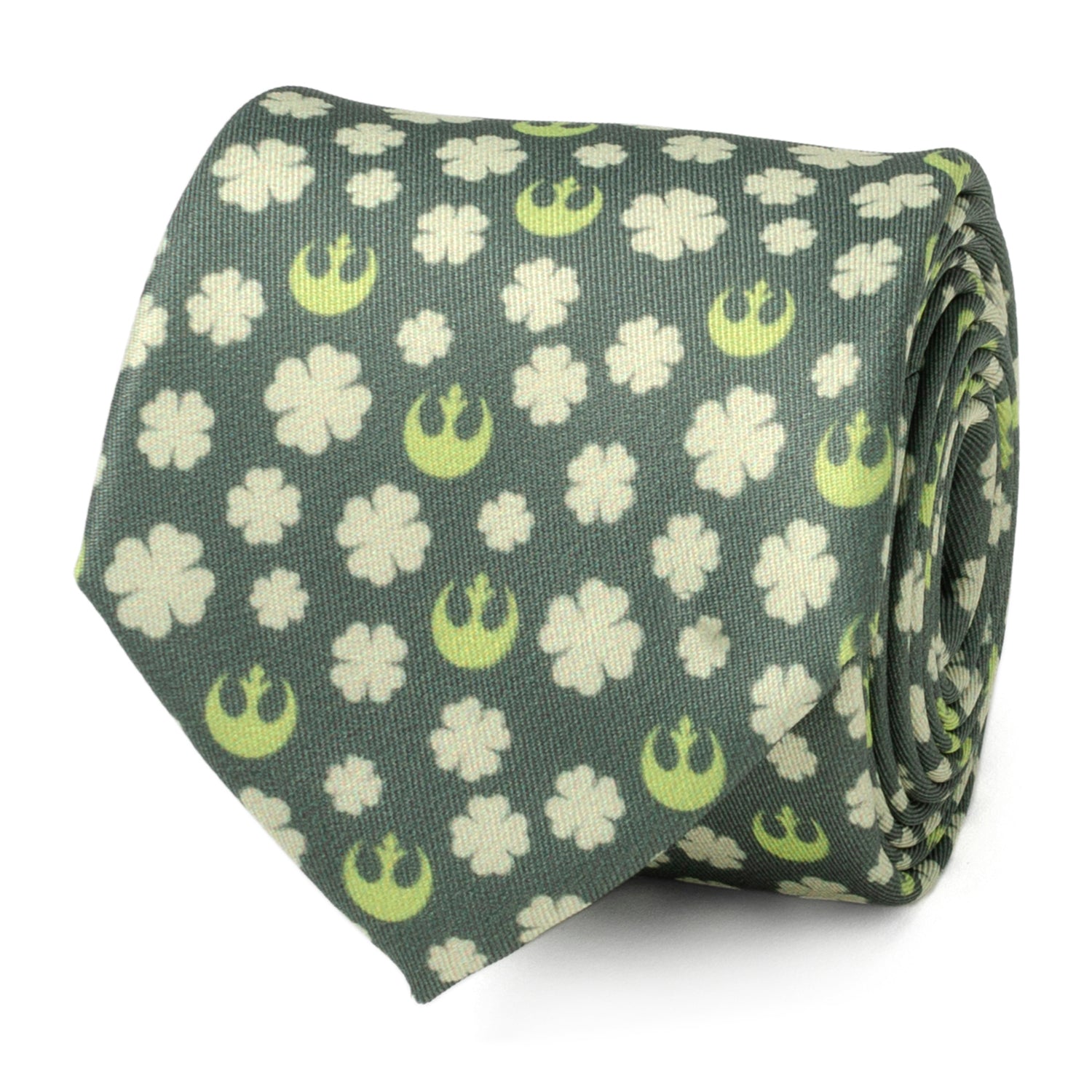 Star Wars Rebel Alliance Shamrock Green Tie for St Patricks Day - Image 4