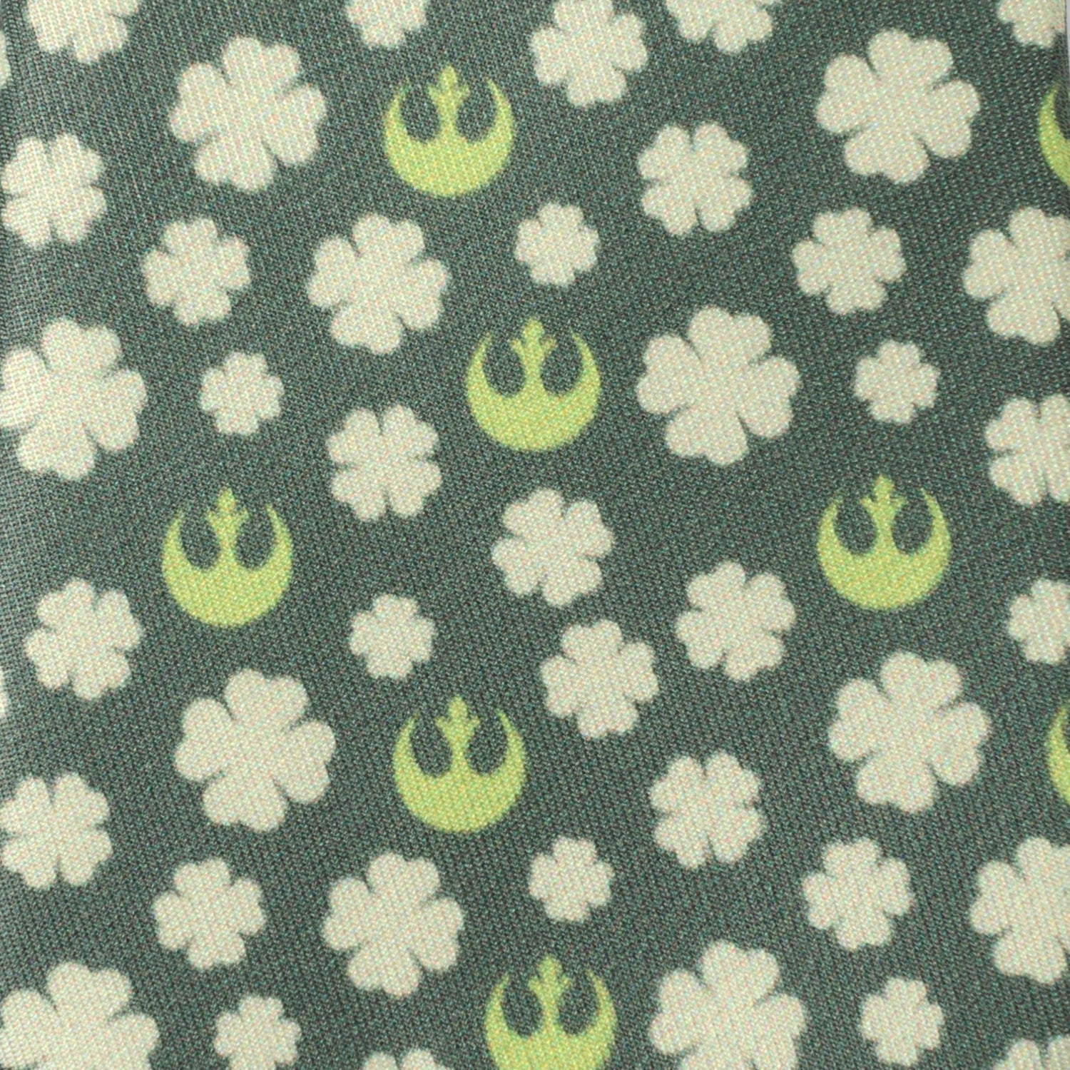 Star Wars Rebel Alliance Shamrock Green Tie for St Patricks Day - Image 5