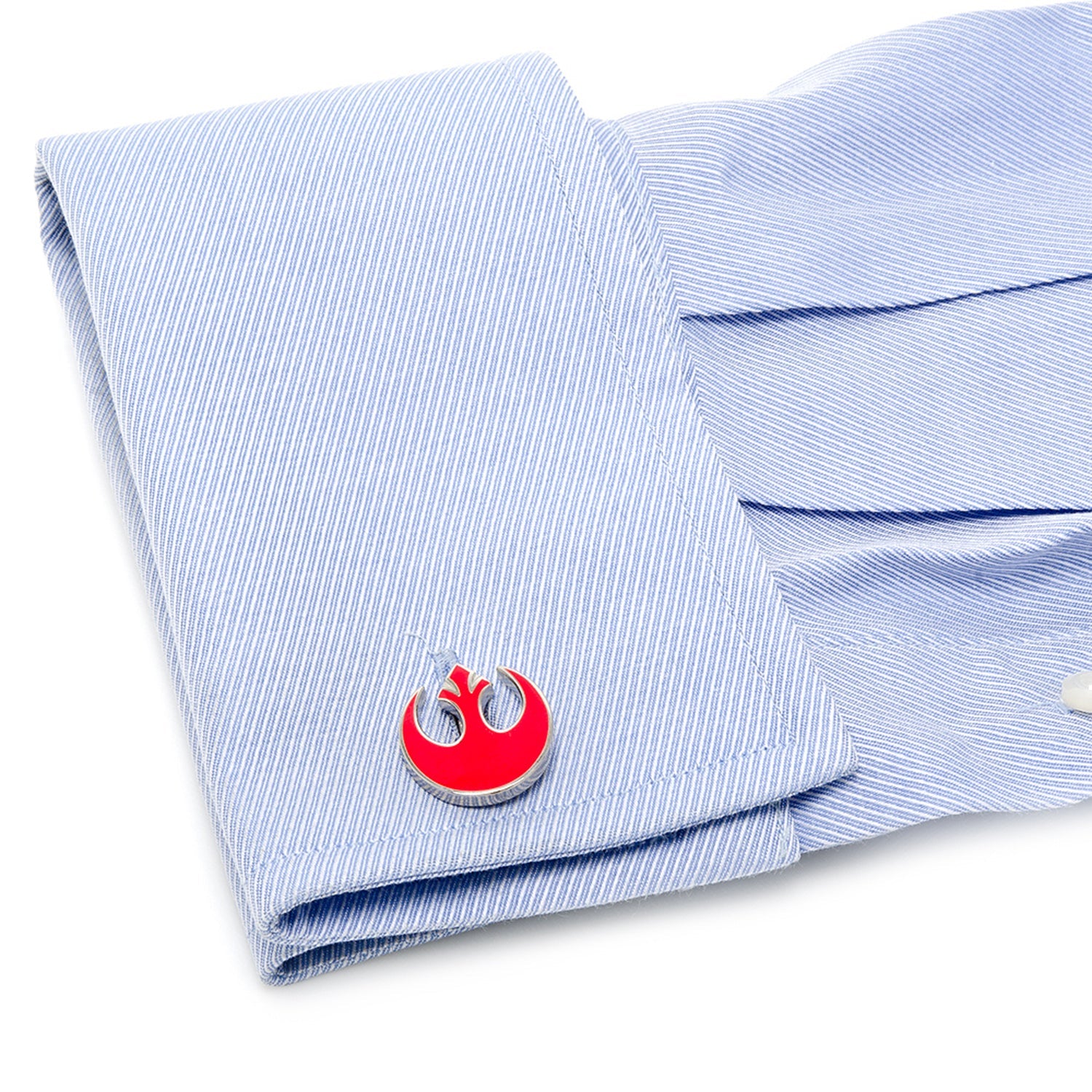 Star Wars Rebel Alliance Starbird Cufflinks in Red Enamel - Image 4