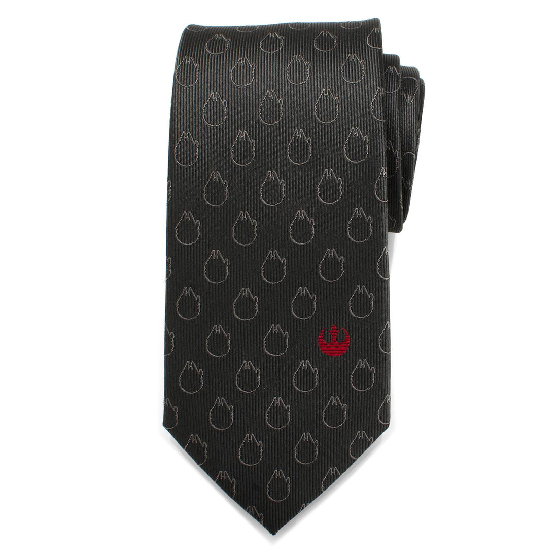 Star Wars Rebel Alliance Millennium Falcon Charcoal Gray Tie - Image 3