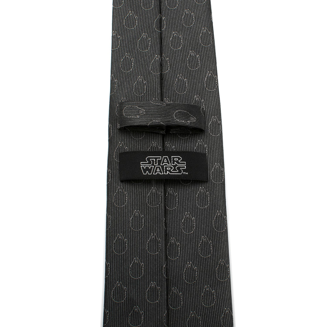 Star Wars Rebel Alliance Millennium Falcon Charcoal Gray Tie - Image 4