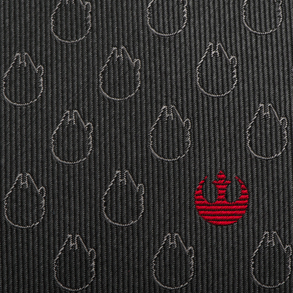 Star Wars Rebel Alliance Millennium Falcon Charcoal Gray Tie - Image 5