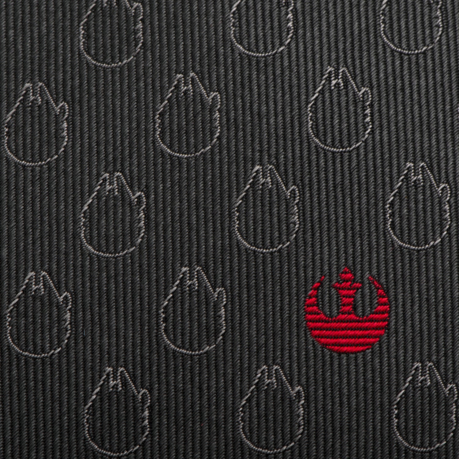Star Wars Rebel Alliance Millennium Falcon Charcoal Gray Tie - Image 5