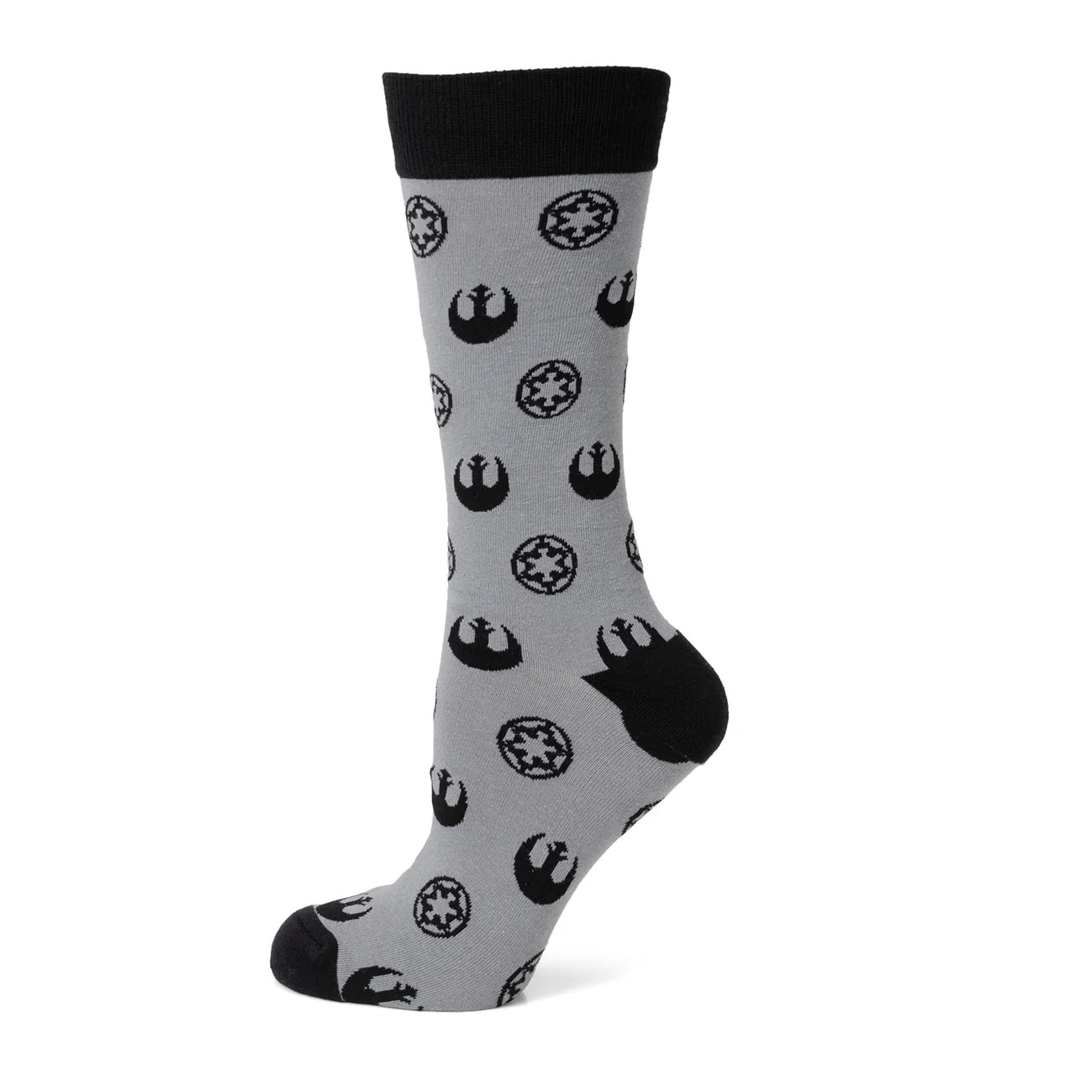 Star Wars Rebel and Imperial Crest Gray Sock and Pin Gift Set - Image 2