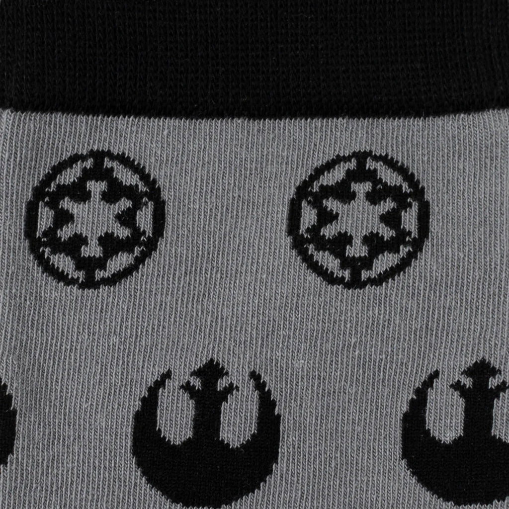 Star Wars Rebel and Imperial Crest Gray Sock and Pin Gift Set - Image 3