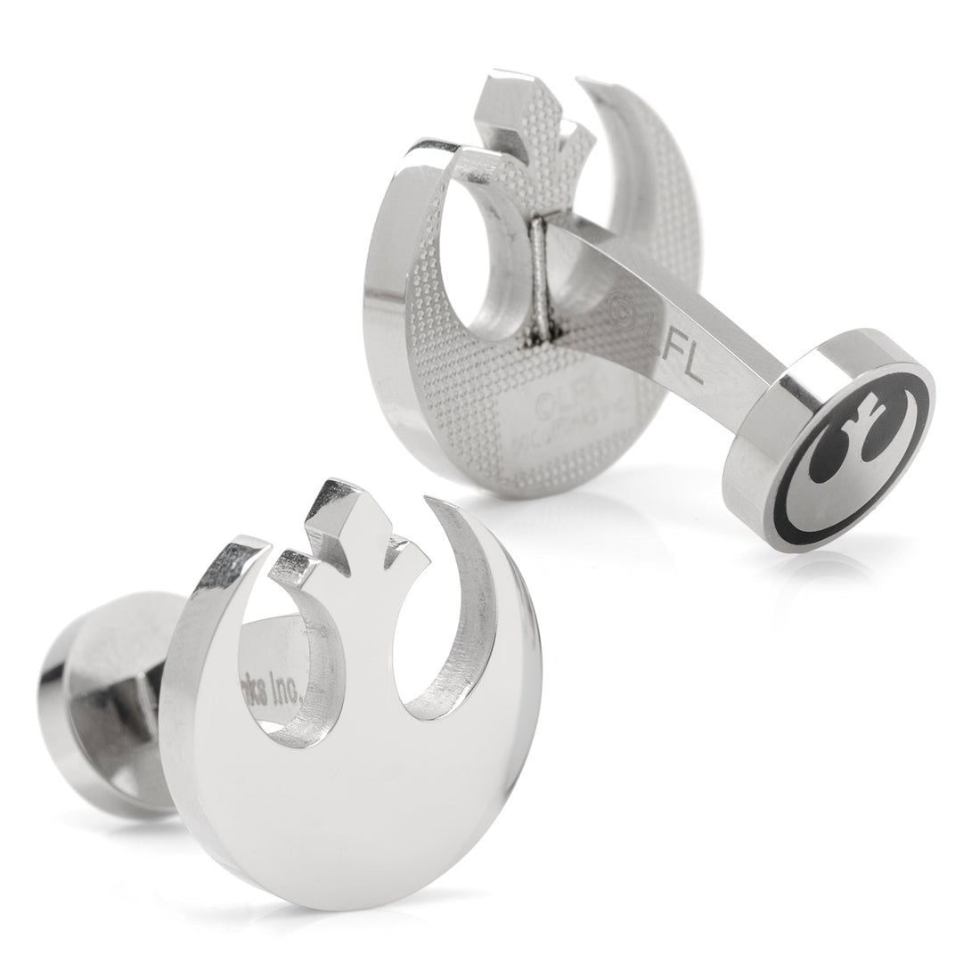 Star Wars Rebel Alliance Crest Stainless Steel Cufflinks - Image 2