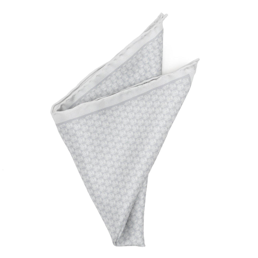 Star Wars Stormtrooper Helmet Print White Silk Pocket Square - Image 3