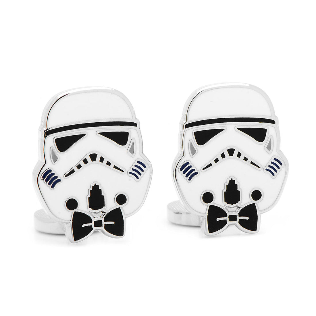 Star Wars Stormtrooper Cufflinks with Black Bow Tie