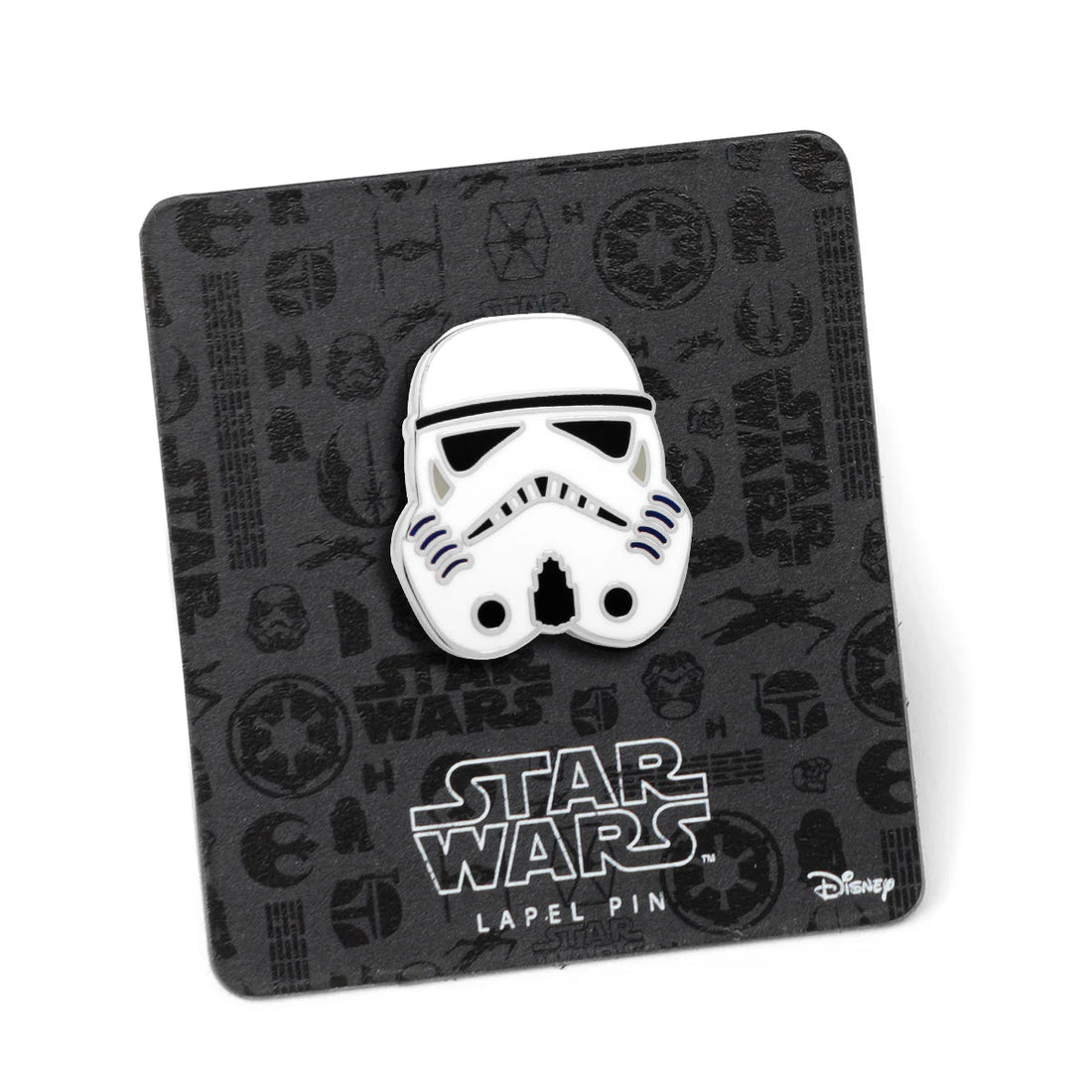 Star Wars Stormtrooper Helmet Lapel Pin in Black and White - Image 5