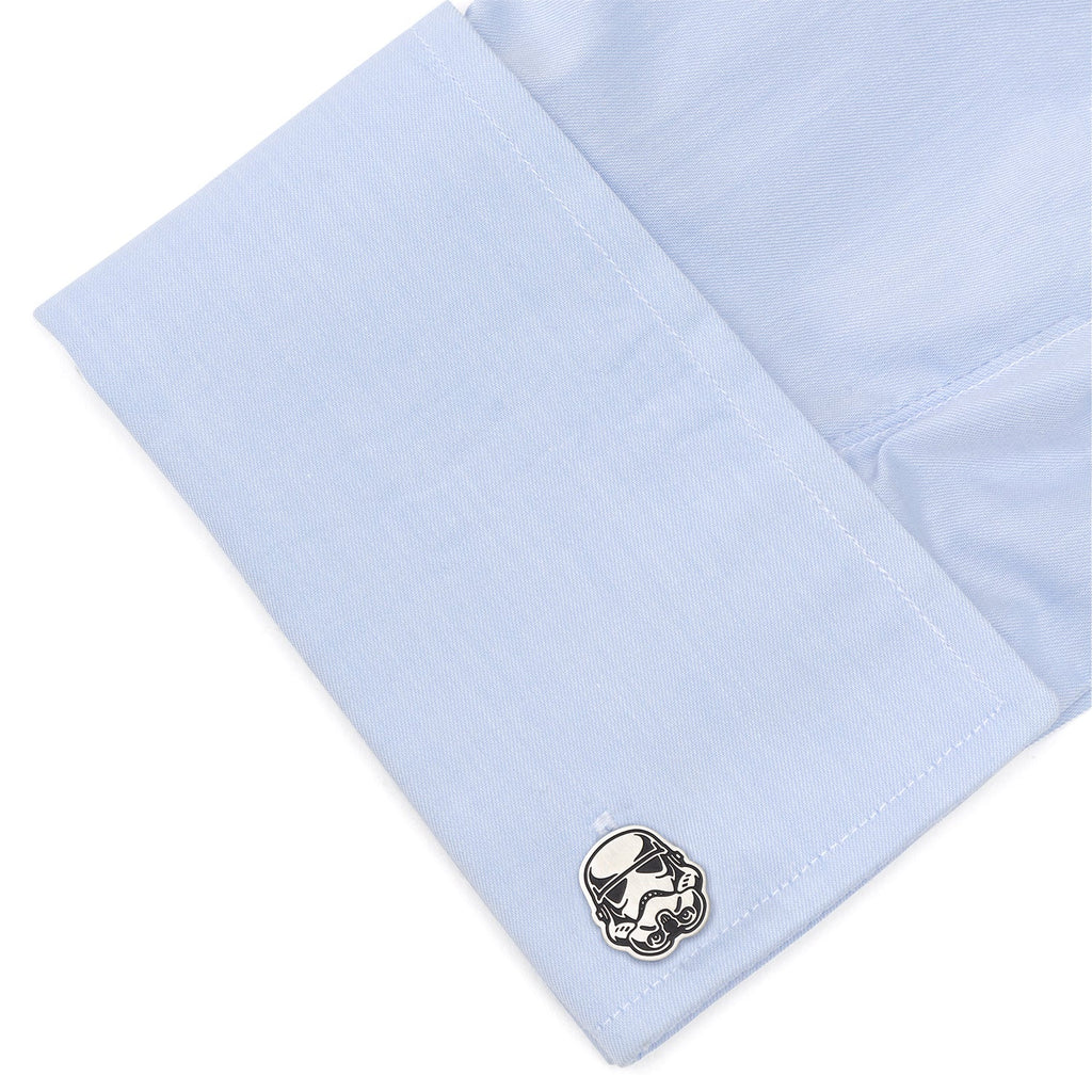 Star Wars Stormtrooper Helmet Stainless Steel Cufflinks - Image 3