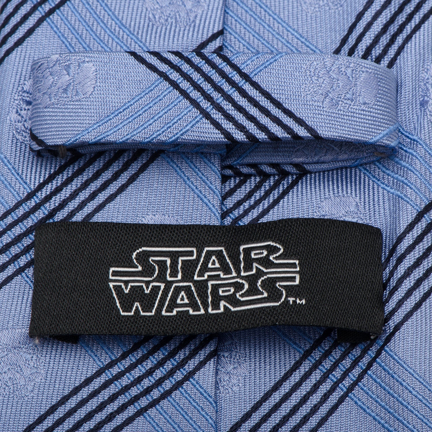 Star Wars Stormtrooper Blue Plaid Necktie for Men - Image 4