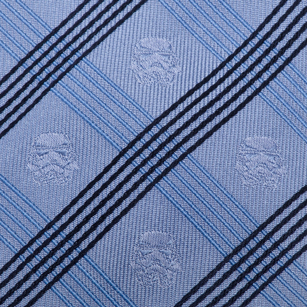 Star Wars Stormtrooper Blue Plaid Necktie for Men - Image 5
