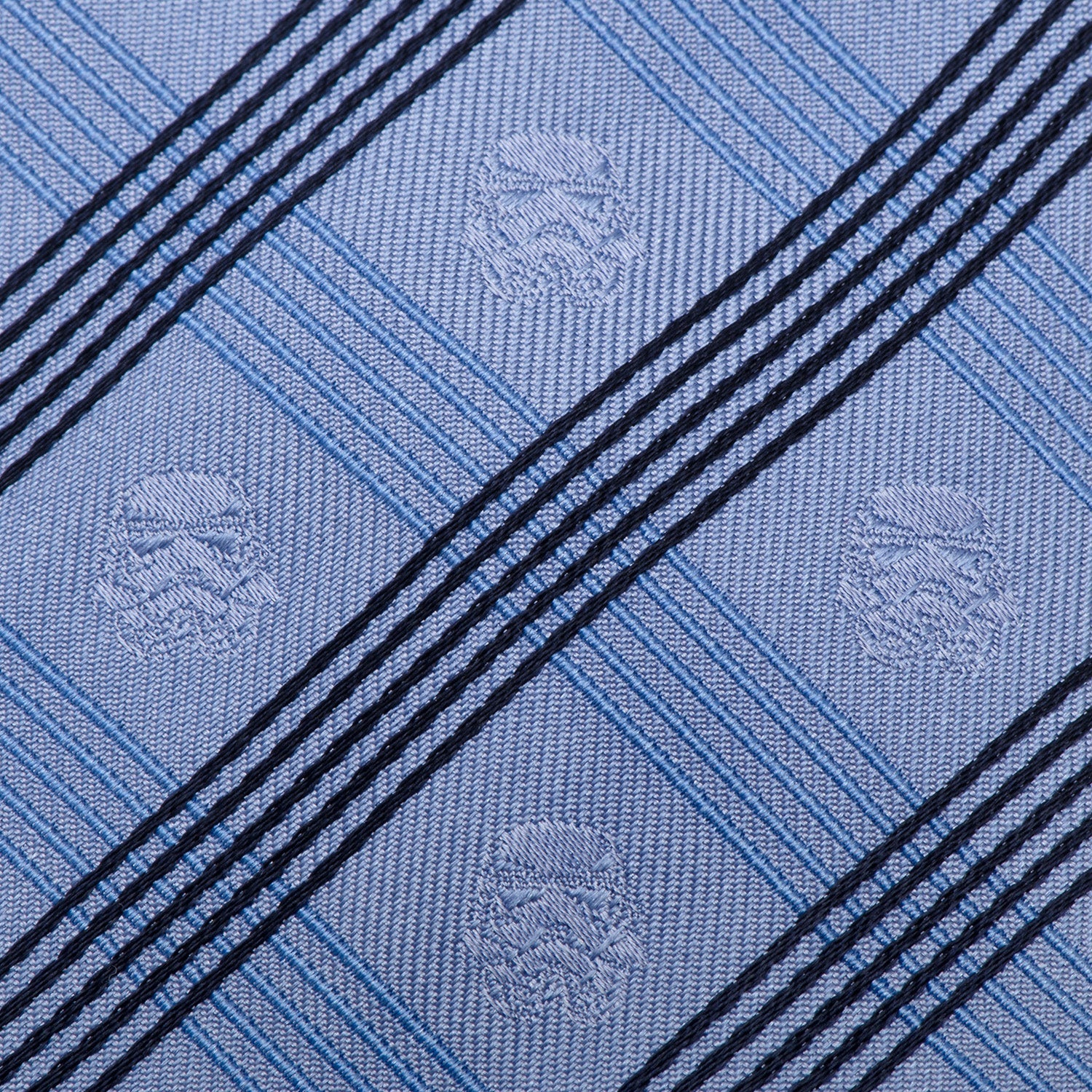 Star Wars Stormtrooper Blue Plaid Necktie for Men - Image 5