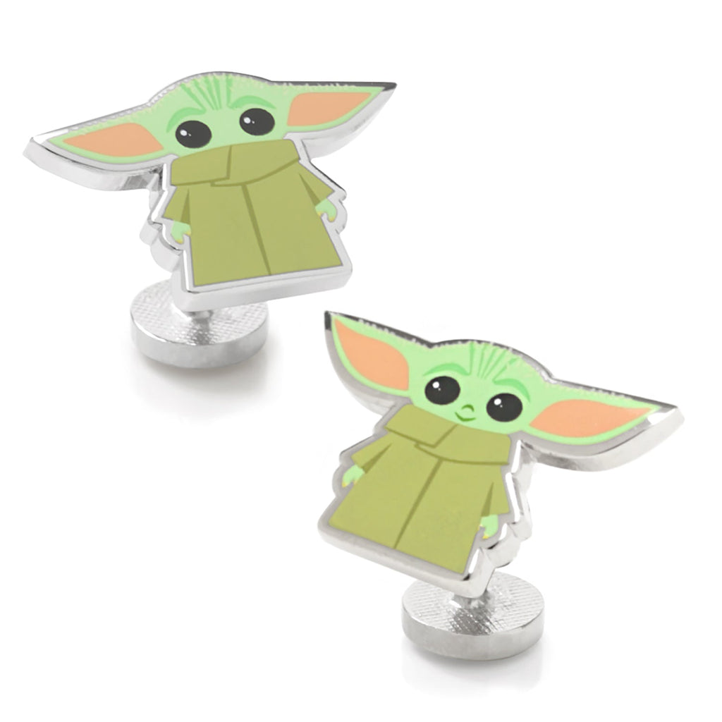Star Wars Grogu Baby Yoda Character Cufflinks for Fans - Image 2