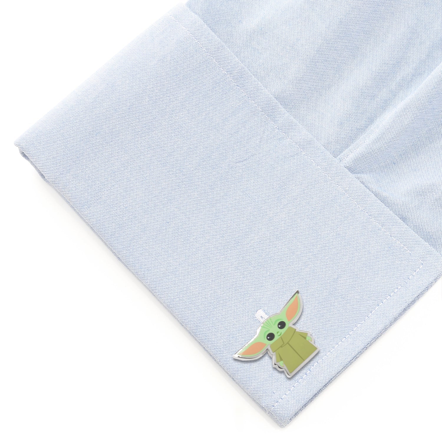 Star Wars Grogu Baby Yoda Character Cufflinks for Fans - Image 3