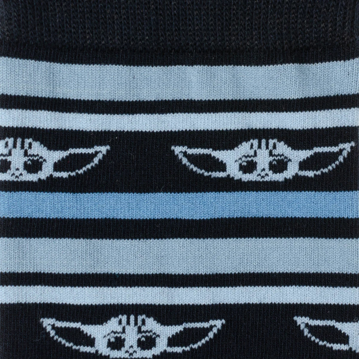 Star Wars Grogu Blue Striped Socks and Lapel Pin Gift Set - Image 3