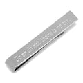 Polished silver-tone Star Wars tie bar engraved with the Yoda quote Do or do not, there is no try.