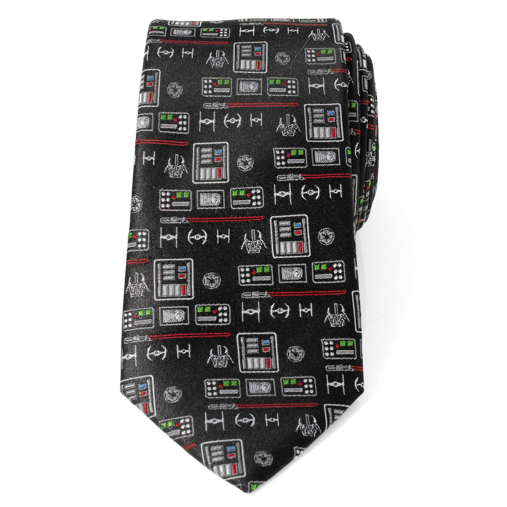 Star Wars Darth Vader Chest Plate Necktie in Black Silk - Image 3