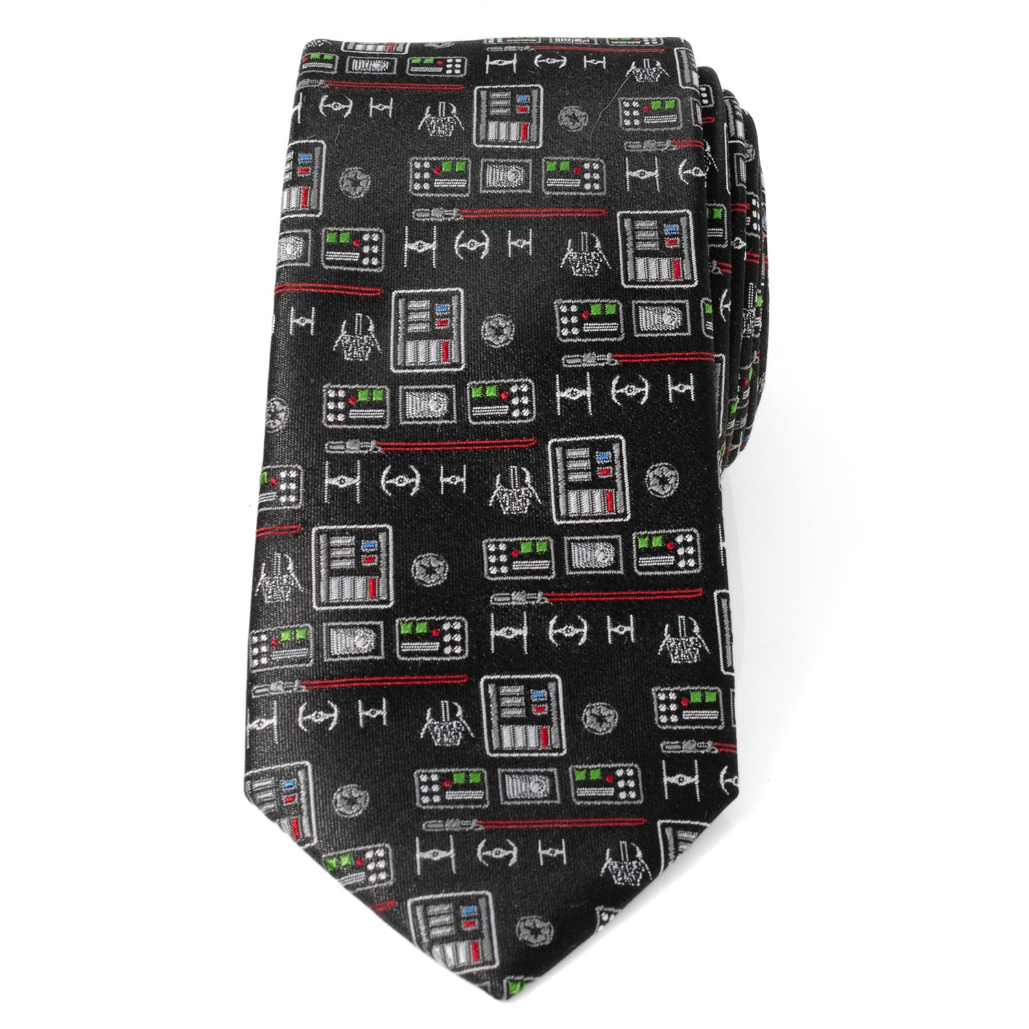 Star Wars Darth Vader Chest Plate Necktie in Black Silk - Image 3