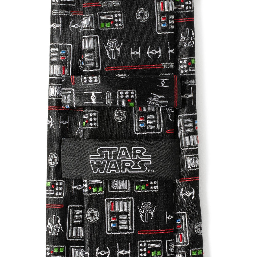 Star Wars Darth Vader Chest Plate Necktie in Black Silk - Image 5