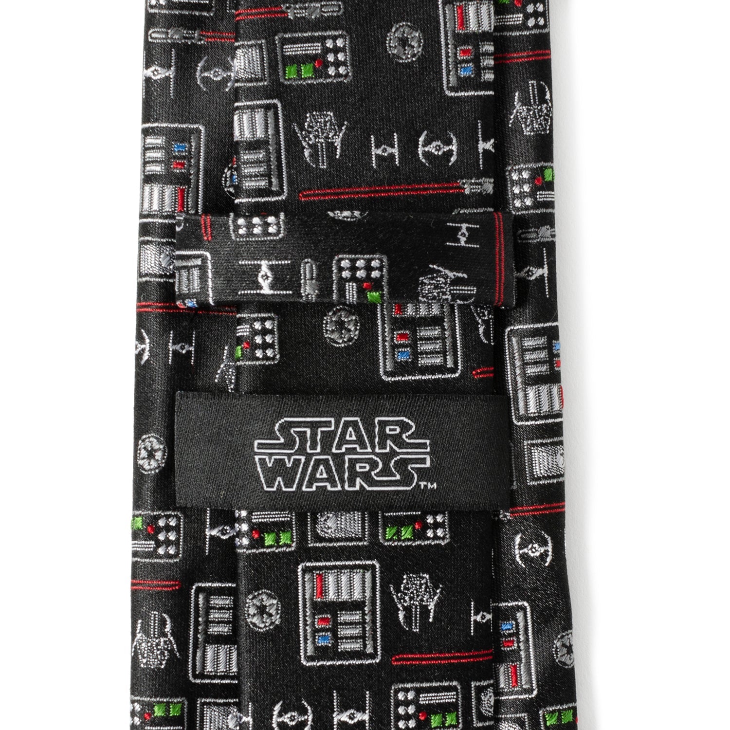 Star Wars Darth Vader Chest Plate Necktie in Black Silk - Image 5
